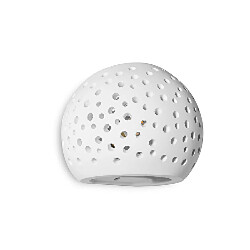 Barcelona LED Appliques murales G9 "GRIM" en plâtre