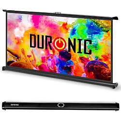 Duronic DPS40 16/9 Ecran de Projection TV et Home Cinema pour Bureau de 40 Pouces 101 cm | 89 x 50 cm | Toile pour vidéoprojecteur | Solution Alternative au Trépied | Gain +1 idéal pour 3D 8K 4K 1080P