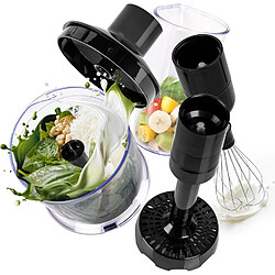 Duronic HBA35 Accessoires pour Mixeur plongeant HB35B ou HB35C de | Fouet Hachoir Presse-Purée | Découper Mixer Hacher Fouetter les Ingrédients | Idéal pour Pâtisserie Purée Légumes Fruits