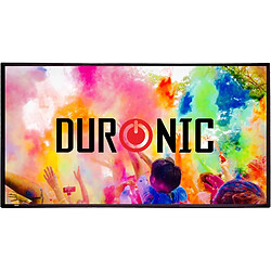 Duronic SFPS120 16:9 Ecran de Projection vidéoprojecteur 120 Pouces Toile de Projection écran Home 4K Full HD 3D Cinema soirée cinéma Bureaux Conférence Classe école Montage Mural trépied