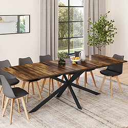 Idmarket Table à manger extensible rect