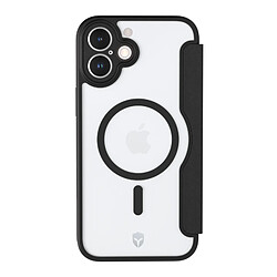 Bigben Etui Folio Renforcé iPhone 16 Compatible MagSafe Noir - Garantie à vie Force Case