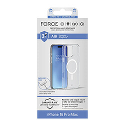 Acheter Bigben Coque Renforcée iPhone 16 Pro Max AIR Compatible MagSafe Transparente - Garantie à vie Force Case