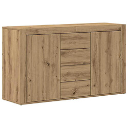 vidaXL Buffet chêne artisanal 120 x 36 x 69 cm Bois d'ingénierie