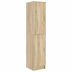 vidaXL Highboard Chêne sonoma 35 x 39 x 168 cm Bois d'ingénierie