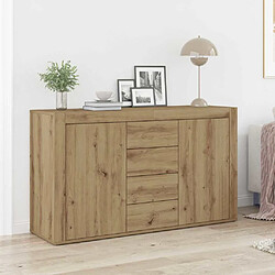 vidaXL Buffet chêne artisanal 120 x 36 x 69 cm Bois d'ingénierie