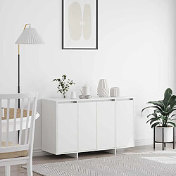 vidaXL Buffet Blanc 120 x 41 x 75 cm Bois d'ingénierie