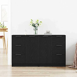 Acheter vidaXL Buffet Chêne noir 120 x 30 x 70 cm Bois d'ingénierie