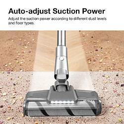 Aspirateur balai sans fil Jimmy H10 Flex, puissance d'aspiration 245 AW 26 kPa, batterie 2500 mAh, autonomie 80 minutes, bac à poussière 0,6 L pas cher