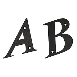 AMIG | Lettres | 4'' - 100 mm | Acier | Noir