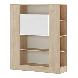 Pegane Étagère bureau - Bois clair