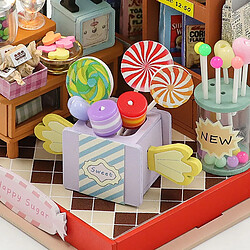 Avis Avizar Mini Confiserie DIY à Construire avec Lumière LED et Accessoires Multicolore