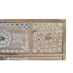 Giner y colomer Commode 10 tiroirs manguier - Marron pas cher