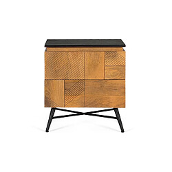 Giner y colomer Table de chevet en manguier - Brun