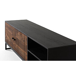 Giner y colomer Meuble TV bois métal - Marron pas cher