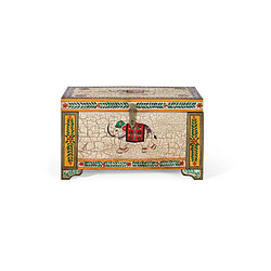 Giner y colomer Coffre bois manguier - Multicolore