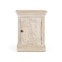 GINER Y COLOMER Petite Table En Bois De Manguier Finition Sable