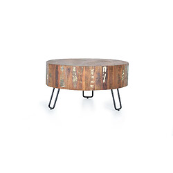 Giner y colomer Table basse ronde - Multicolore