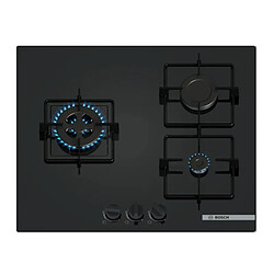 Table de cuisson gaz 60cm 3 feux 7300w - PNC6B6K30 - Série 4 - BOSCH