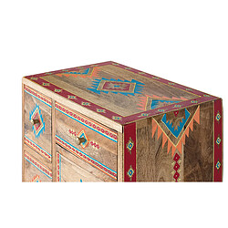 Avis Giner y colomer Table d'appoint bois manguier - Multicolore
