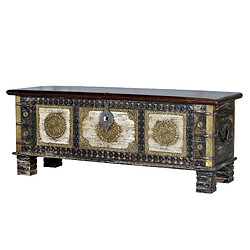 Giner y colomer Coffre en manguier - Noir