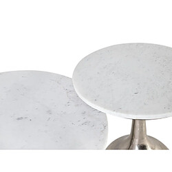 GINER Y COLOMER Set De Deux Tables Basses Avec Plateau Circulaire En Marbre