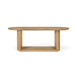 Giner y colomer Table à manger ovale - Marron