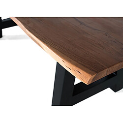 Acheter Giner y colomer Table à manger bois métal - Brun