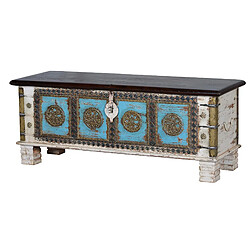 Giner y colomer Coffre en manguier - Blanc