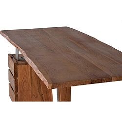 Giner y colomer Fauteuil bois et métal - Marron pas cher