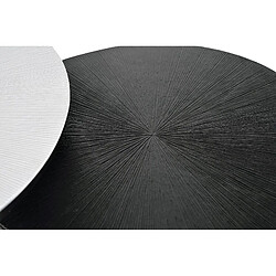 GINER Y COLOMER Lot De 2 Tables Basses Avec Structure Et Plateaux En Métal