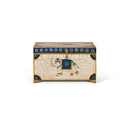 Giner y colomer Coffre en bois de manguier - Multicolore