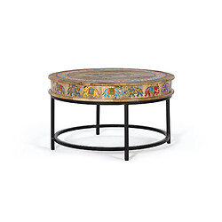 Giner y colomer Table basse carrée - Multicolore