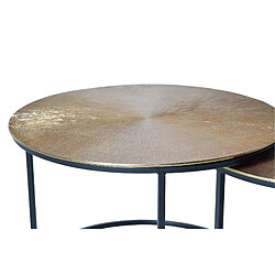 Giner y colomer Table basse ronde - Argent