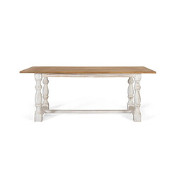 Giner y colomer Table à manger rectangulaire - Blanc