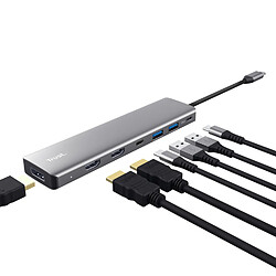 Trust Hub USB-C - 3 ports HDMI