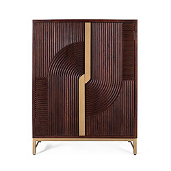 Giner y colomer Meuble bar manguier métal - Merisier