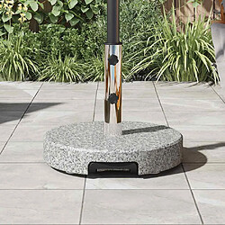 Acheter vidaXL Pied de parasol Gris Ø 45 x 37,5 cm Granite