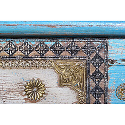 Avis Giner y colomer Coffre bois vintage - Bleu vieilli