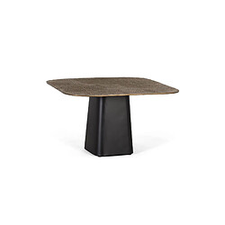 GINER Y COLOMER Table Basse Avec Base En Fer Et Plateau En Aluminium