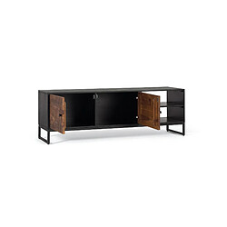 Avis Giner y colomer Meuble TV bois métal - Marron