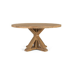 Giner y colomer Table à manger ronde - Marron