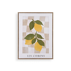 Toile Versa Citron 2,2 X 40 X 30 CM