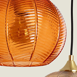 Ledkia Suspension Verre Tri Klimt Multicolore