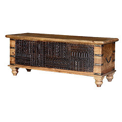 Giner y colomer Coffre en bois de manguier - Multicolore