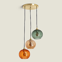 Avis Ledkia Suspension verre Tri Klimt - Multicolore