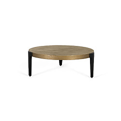 GINER Y COLOMER Table Basse Aluminium Et Fer Design Contemporain
