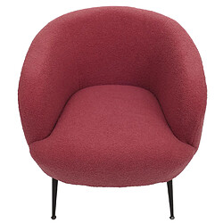 Mendler Fauteuil club - Pourpre pas cher