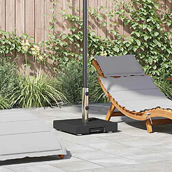 vidaXL Pied de parasol Noir 41 x 41 x 37 cm Granite