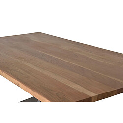 Acheter Giner y colomer Table à manger acacia - Bois naturel et noir
